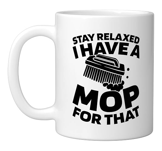 Cleaner Housekeeping - Sanitation Janitorial Cleaner Ceramic Mug, White