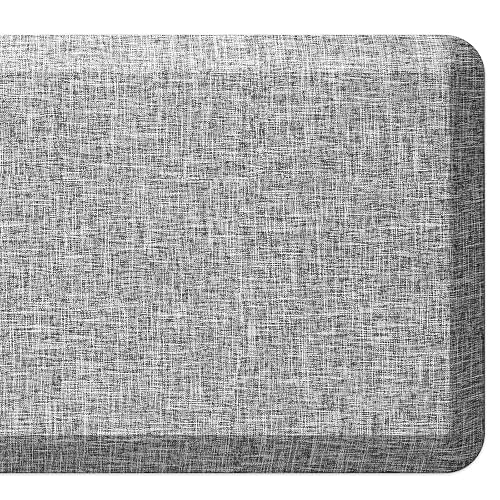 Ergohead Anti Slip 3/4 inchs Anti Fatigue Kitchen Floor Mat, Ergonomic Comfort Standing Mat, Waterproof Kitchen Runner for Home, Kitchen, Office, Laundry, Garage (Light Gray, 20" x 32" -0.75")