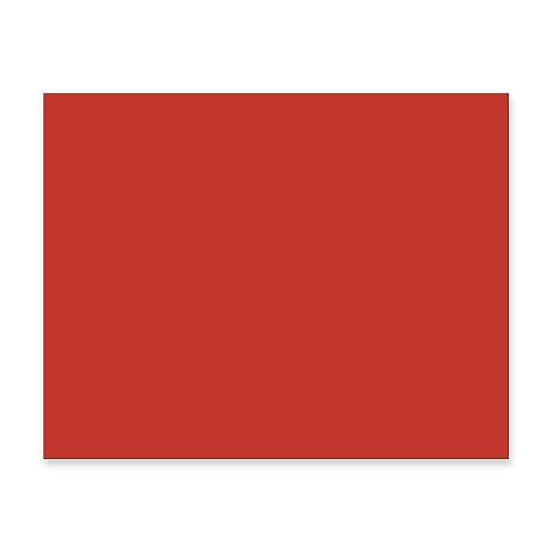 Pacon Peacock 100% Recycled Railroad Board, 22 x 28 Inches, 4-Ply, Red, Carton of 25 Sheets (5475-1)