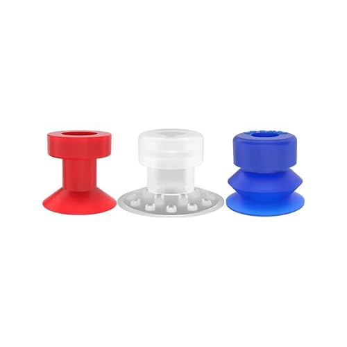 Suction Cup for Packaging Machine Robotic Arm Film Bag Accessories | Precision pneumatic suction cup for automated bag opening, robotic arm end-of-arm tooling.(K-27 Bule)