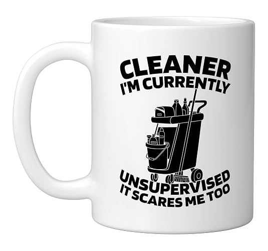 Cleaner Sanitation - Housekeeping Janitorial Cleaner Ceramic Mug, White