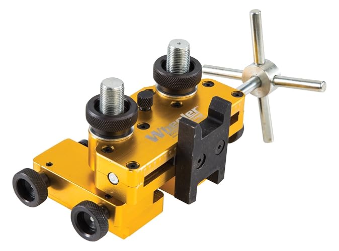 Wheeler Handgun Sight Tool - Fully Captures Slide, Heavy-Duty Construction