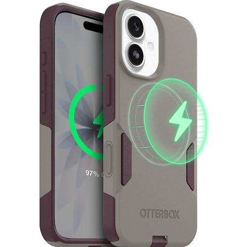 OtterBox iPhone 17 Commuter Series MagSafe Case, Kinda Purple | 3X MIL Drop Protection - Dual-Layer - Pocket-Friendly - Camera Control - Raised Edges - Port Covers