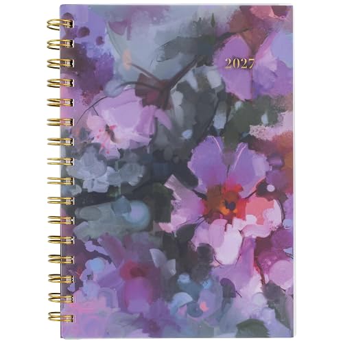 Mead Cambridge 2027 Planner, Weekly & Monthly, 5.5" x 8.5", Blush Blossom (1855-200-27)