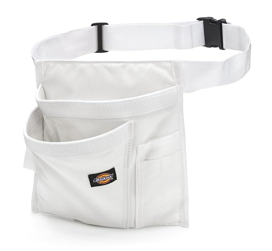 Dickies 5-Pocket Single Side Tool Belt Pouch/Work Apron, Durable Canvas Construction, Adjustable Belt for Custom Fit
