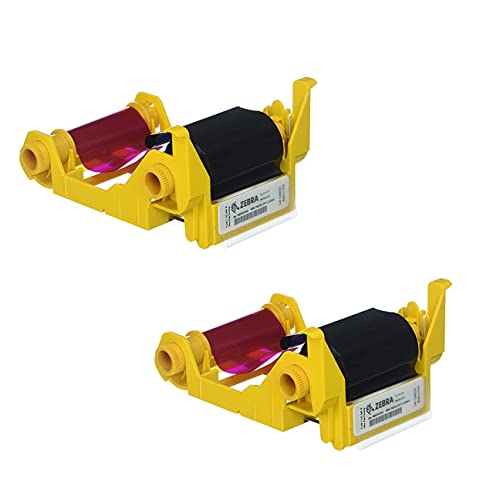 Zebra Technologies 800033-840 IX Series Color Ribbon with CloudBadging Lite (2 Pack)