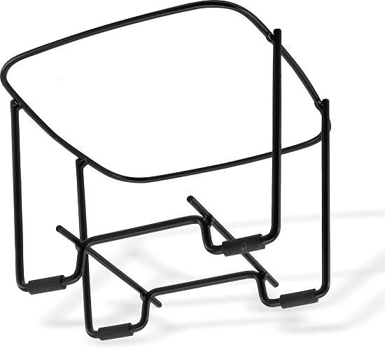 San Jamar Kleen-Pail Stand, Wire Holder to Store Buckets Off the Floor with Non Slip Feet, Compatible with 6 Qt Kleen Pail, 1 Count, Black