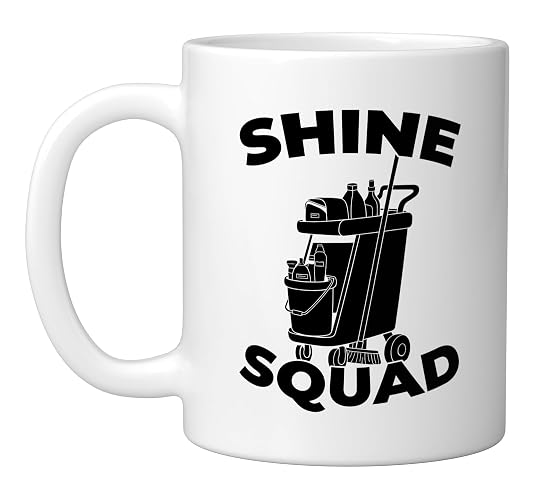Cleaner Squad Sanitation Housekeeping - Janitorial Cleaner Ceramic Mug, White