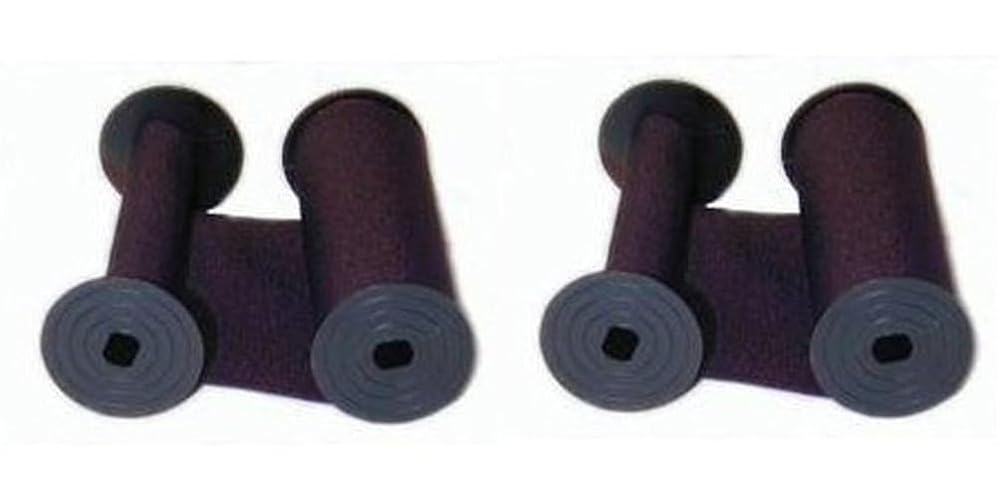 Replacement Ribbon for Rapidprint, Widmer, and Simplex, Purple Ink, 2 Pack | 5650 spool ribbon for mechanical document stamps. Fits all AR-E, T/D/N, and 1605 series. Premium cotton fabric. Made in USA.
