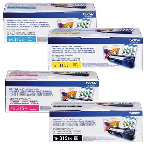 Brother 9190-571 MFC-9970CDW High Yield Toner Cartridge Set