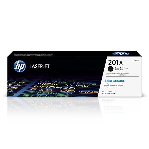 HP 201A Black Toner Cartridge Printers | Works with Color LaserJet Pro M252; Color LaserJet Pro MFP M277 Series | CF400A