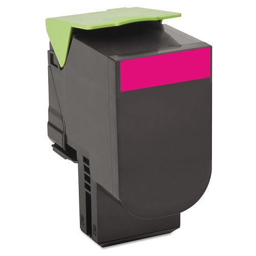 Lexmark 80C10M0 Magenta Return Program Toner | 1000-page magenta toner with 801 MFG part for Lexmark CX510, CX410 and CX310 printers