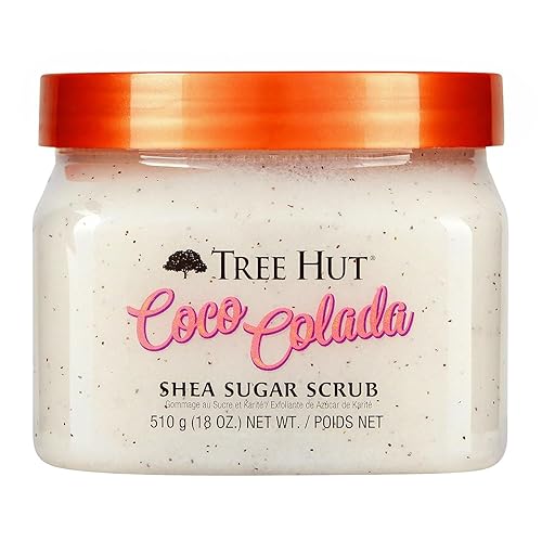 Tree Hut Coco Colada Body Scrub, Exfoliating Sugar Scrub, Vegan, 18 Oz | Exfoliating & Nourishing with Shea Butter & Essential Oils, Body Exfoliator for All Skin Types, Self Care Gifts for Women