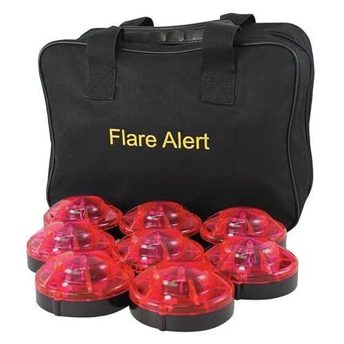 LED Road Flare Kit, 0.5 Watt, Red