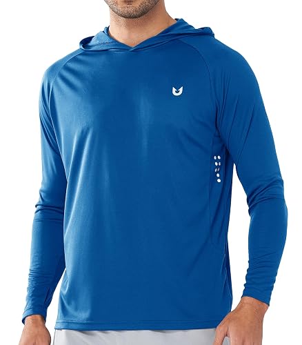 NORTHYARD Men's Fishing Sun Hoodie Long Sleeve UPF 50+ Rash Guard Shirts | Lightweight Quick Dry Swim Shirt, UV Protection, Breathable, Moisture Wicking, Swimming Hiking Beach Golf Water Sport