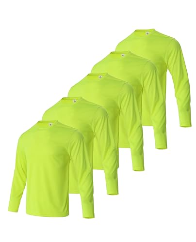 LeeHanTon UPF 50+ Men's Long Sleeve Shirt Quick Dry Sun Protection Workout T-Shirts