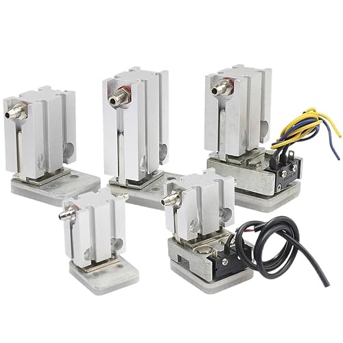 Micro Cylinder for Manipulator Parts Holding Fixture | Compact pneumatic actuator with sensor for precise automation positioning(1205PT)