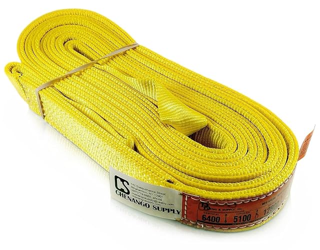 DD Sling 2 Inch x 20 Foot Nylon Lifting Sling – USA Made, 6,400 lb Vertical, 5,100 lb Choker, 12,800 lb Basket – 2-Ply Heavy Duty 900 Webbing, Type 4 Twisted Eye & Eye Rigging Sling
