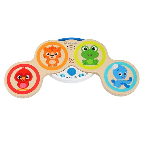 Baby Einstein Magic Touch Wooden Drum Musical Toy, Ages 6 Months Plus (Pack of 6)