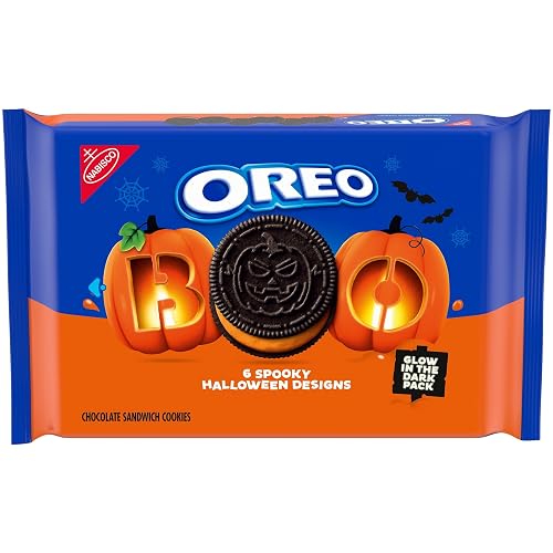 OREO Orange Creme Chocolate Sandwich Halloween Cookies, 18.71 oz | Limited Edition
