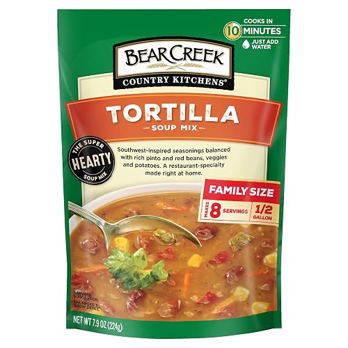 Bear Creek Soup Mix, Tortilla, 7.9 Ounce (Pack of 6)