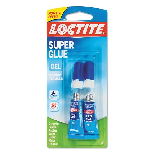 Loctite 1255800 Super Glue Gel.07 oz. Tube, 2/Pack