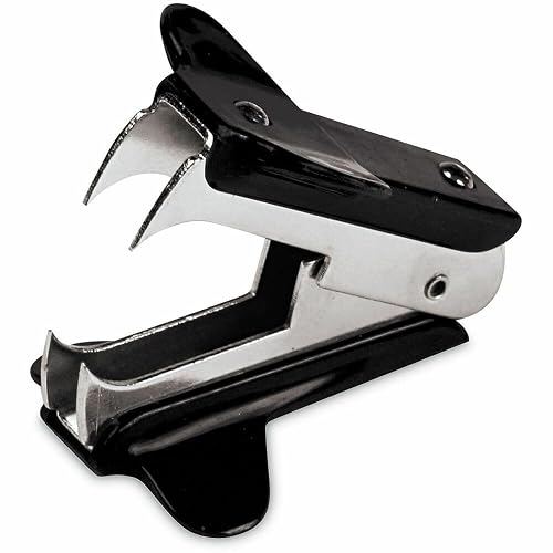 Universal Staper Remover, Metal, Comfort Grip, Black/Silver