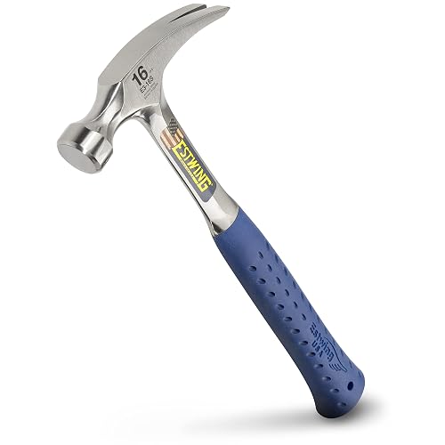 ESTWING Rip Hammer, 16oz Smooth Face, Shock Reduction Grip, E3-16S | Made in USA, Rip Claw Versatility, Built For The Pro, Forged In One Piece, Patented Shock Reduction Grip, Heritage Proven