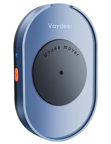 Vaydeer Undetectable Mouse Jiggler M4 Driver-Free Mouse Mover with Switch | No Software Needed, Silent Motor, Physical Movement, Keep Computer Awake, Remote Work and Office Use