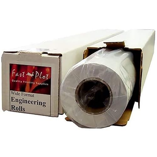 FastPlot Bond Plotter Paper 92 Bright - 60" x 150' 2" Core / 1 Roll