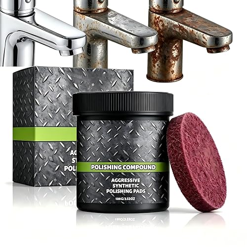1PCS Ultracut Polishing Compound-Aggressive Synthetic Polishing Pads，Surface Restoration Polish with Pad,Multi-Surface Scratch Remover