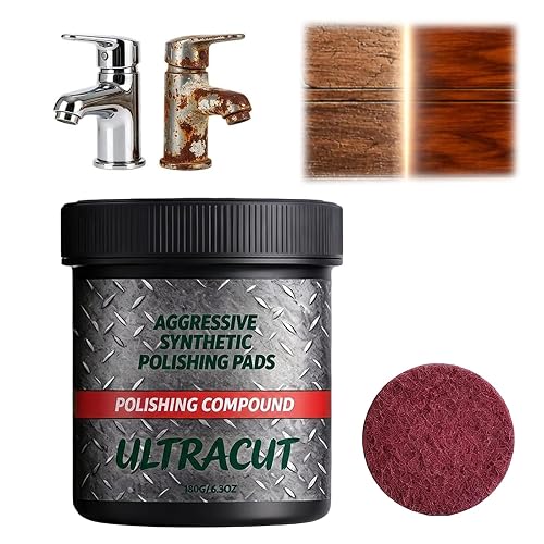 2026 New Ultracut Polishing Compound All-in-One Surface Restorer | Ultracut All-in-One Surface Restoration Polish, Furniture Scratch Remover for Leather Wood Countertops Ovens Sinks Cookware