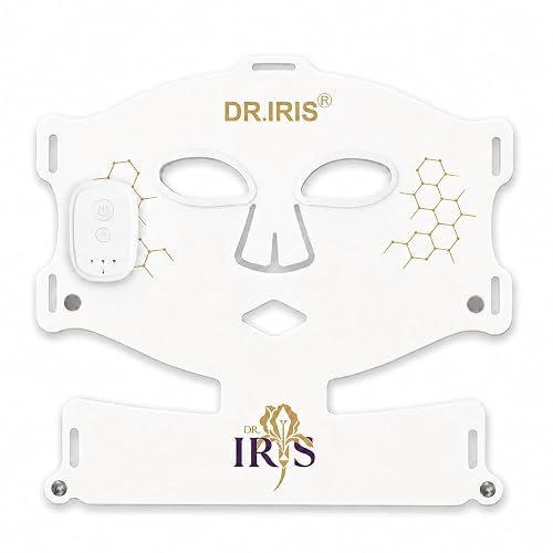 Red Light Therapy for Face and Neck, FDA-Cleared Red Light Therapy Mask | Wireless Programs Red Light Mask with Red, Blue, Yellow & 850nm NIR, LED Face Mask Light Therapy for Wrinkle & Acne Care
