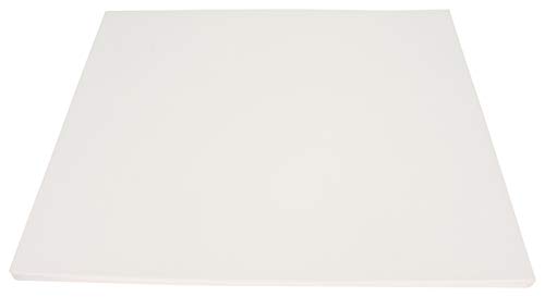 School Smart Railroad Poster Board Paper, 22 x 28 Inches, 6-Ply, White, Pack of 25
