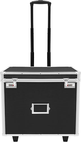 PoMuMOCic Locking Mobile Business Case,Fireproof File Cabinets for Document Safety,File Organizer Storage Box,Fireproof Document Box with Lock for Filing Office Documents