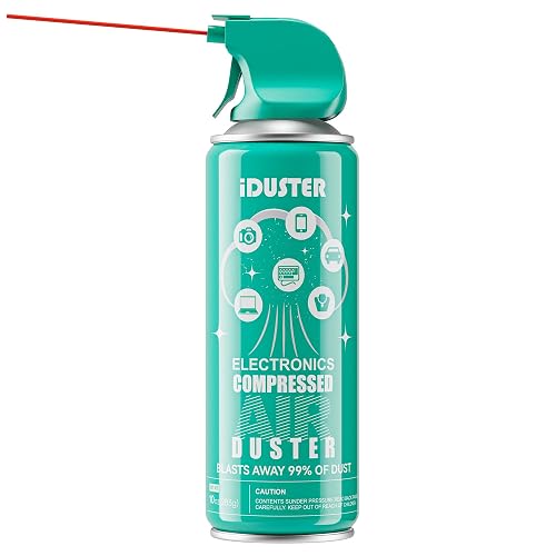 Compressed Air Duster Can for Electronics - 10oz Keyboard Cleaner Air Spray for Computer Cleaning, 1PCS