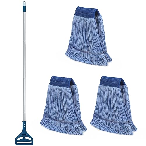 Commercial Industrial Mop Heavy Duty, Cotton Mops for Floor Cleaning
