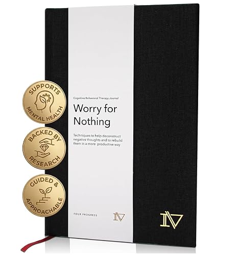 Worry for Nothing: Guided Anxiety Journal, Cognitive Behavioral Therapy Mental Health Journal, Anxiety Relief & Self Care, Journal for Men & Women, Mental Health Gifts