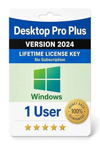 Quick-Book Desktop Pro "Plus" 2024 | 1 User || NO DVD | Amazon Message Delivery(Within 1-4hrs) - Only PC, Not for Mac | 100% Money Back Guarantee
