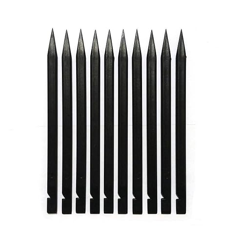 fixinus 10 Pieces Universal Black Stick Spudger Opening Pry Tool Kit for iPhone Mobile Phone iPad Tablets MacBook Laptop PC Repair