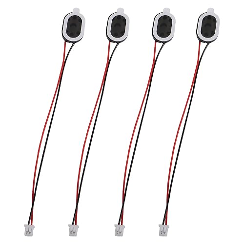 DWEII 4 PCS Speaker 1 Watt 8 Ohm Mini 8ohm 1w Full-Range Cavity Advertising Machine Small Speaker 3.3V 5V with JST-PH1.25mm-2 pin Interface for Arduino Small DIY Electronic Projects