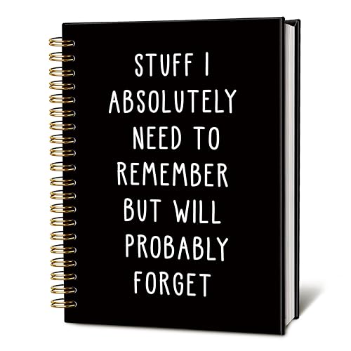 LIANGW Funny Notebooks for Work, Funny Work Gifts for Coworkers & Boss | Coworker Office Gifts for Men Women, Fun Spiral Notebooks Journals for Writing, Funny Office Supplies 5.5x8.3 Inch