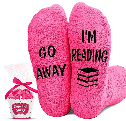 Gifts for Book Lovers - Book Lover Reading Socks for Women | book lover gifts for women, book lovers gifts, funny, mom, cozy, readers