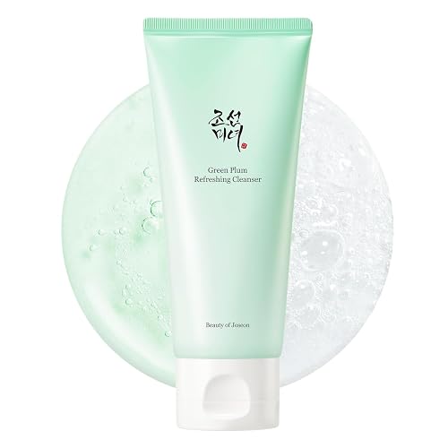 Beauty of Joseon Green Plum Refreshing Gel Cleanser | Korean Skincare Face Wash For All Skin Types, Helps Clear the Look of Pores for a Refreshed Feel, 100ml, 3.38 fl.oz.
