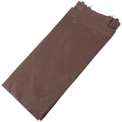Housekeeping Cart Bag 84x39x28cm Oxford Cloth for Cleaning Cloths | Brown Moisture Protection, Organized Workflow, for Residential and Commercial Use and Janitorial Waste Collection