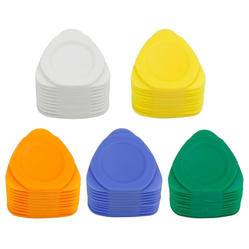 GENNEL 50pcs Triangle Spudger Plastic Pry Tool Opening Pick Assorted Colors | Plastic Pick Tool, Spudgers for Electronics Laptop LCD Mobile Phone Tablet Camera Screen Case Disassembly Repair