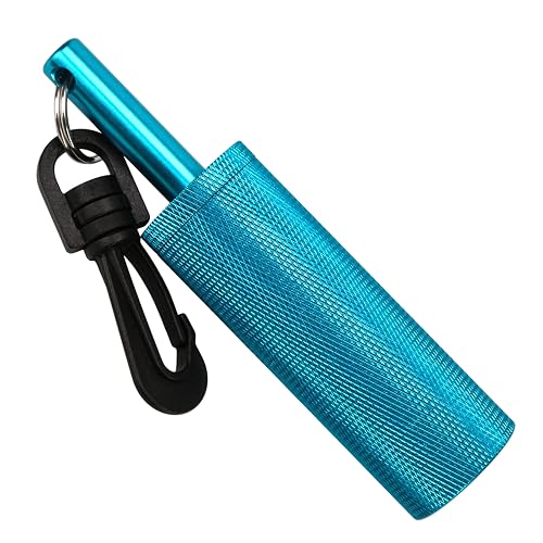 Scuba Rattle Stick Diving Safety Tank Signal Bell Shaker with Clip, Loud Underwater Sound Compact Design, Non-Corrosive Metal Aluminum Alloy Noise Maker Communication Device, Snorkeling Dive Equipment