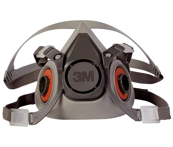 3M 6200 Half Mask for Use With 6000 Series Cartridges, Face Piece