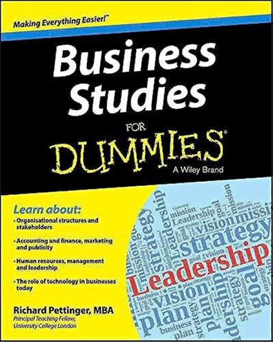 Business Studies For Dummies