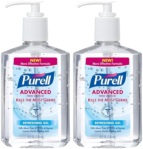 Instant Hand Sanitizer, 8 oz, 2 pk